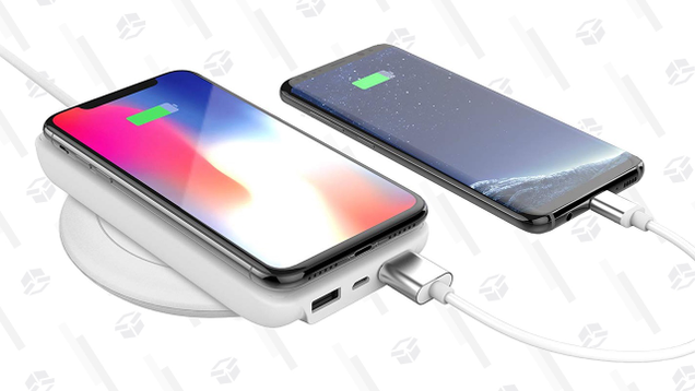 myCharge Wireless Charger Portable Charger Power Bank | $52 | Amazon | Clip the $5 coupon